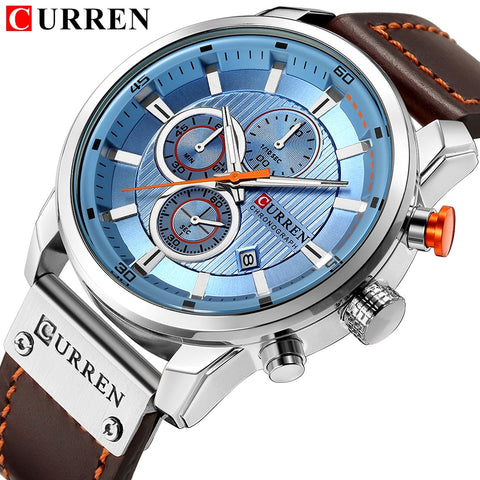 Top Brand Luxury Chronograph Quartz Watch Men Sports Watches Military Army Male Wrist Watch Clock CURREN relogio masculino