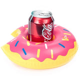 PIKAALAFAN Mini Inflatable Cup Holder Small Flamingo Floating Crab Cute Cartoon Animal Fruits Toy Pool Bathing Party Decoration