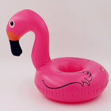 PIKAALAFAN Mini Inflatable Cup Holder Small Flamingo Floating Crab Cute Cartoon Animal Fruits Toy Pool Bathing Party Decoration