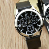 Korean version of fashion, waterproof, antique, fashion, leisure, middle school boys, quartz watch belt, lovers watch electronic