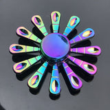 Finger Spinner Office Anxiety Relief Stress Fidget Gyro Flower / Tower / Spider Metal Hand Spinner Tri Spinner Model