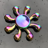 Finger Spinner Office Anxiety Relief Stress Fidget Gyro Flower / Tower / Spider Metal Hand Spinner Tri Spinner Model