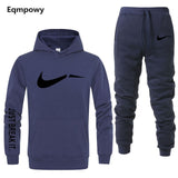 Men's Tracksuit 2 sets of new fashion jacket sportswear men's sweatpants hoodies spring and autumn men's brand hoodies pants