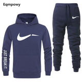 Men's Tracksuit 2 sets of new fashion jacket sportswear men's sweatpants hoodies spring and autumn men's brand hoodies pants